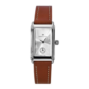 Hamilton American Classic Ardmore Swiss Made Leather Strap Silver Dial Quartz H11221550 Unisex Watch