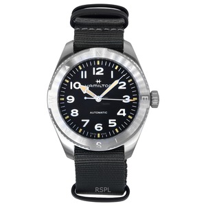 Hamilton Khaki Field Expedition Textile Strap Black Dial Automatic H70315930 100M Unisex Watch