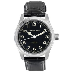 Hamilton Khaki Field Murph Swiss Made Leather Strap H70405730 100M Mens Watch
