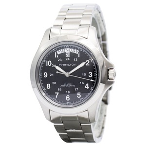 Hamilton Khaki King Automatic Black Dial Stainless Steel H64455133 Mens Watch