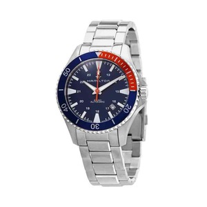 Hamilton Khaki Navy Scuba Swiss Made Blue Dial Analog H82365141 100M Mens Watch