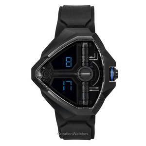 Hamilton Ventura Edge Dune Limited Edition Rubber Strap Black Dial Quartz H24624330 100M Mens Watch