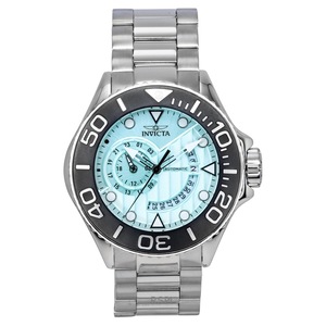 Invicta Grand Diver GMT Stainless Steel Turquoise Dial Automatic 47541 300M Men's Watch