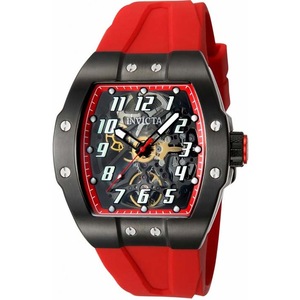 Invicta JM Correa Silicone Skeleton Dial Analog Automatic 44649 50M Mens Watch