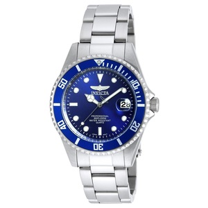 Invicta Mako Pro-Diver Blue Dial Stainless Steel Analog 200M 9204OB Mens Watch