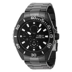 Invicta Ocean Voyage Chronograph Stainless Steel Black Dial INV46284 Mens Watch