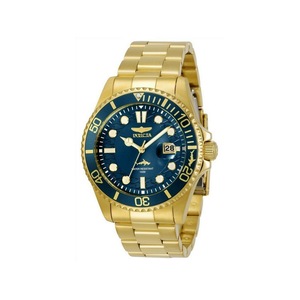 Invicta Pro Diver Blue Dial Date Stainless Steel 30024 Quartz Analog Mens Watch