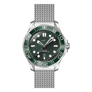 Invicta Pro-Diver Stainless Steel Green Dial Analog Quartz 45980 50M Mens Watch