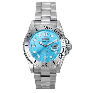 Invicta Pro Diver Stainless Steel Light Blue Dial Quartz 44715 100M Men's Watch