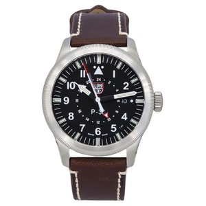 Luminox Air Pilot P-38 Lightning GMT Black Dial Swiss Quartz XA.9521 Mens Watch