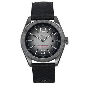 Michael Kors Accelerator 2.0 Silicone Strap Grey Dial Quartz MK9175 Mens Watch