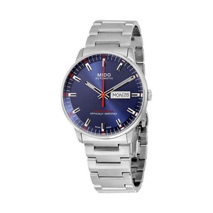 Mido Commander Chronometer Swiss Made Stainless Steel Blue Dial Automatic M021.431.11.041.00 Men's Watch