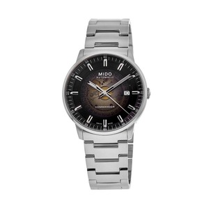 Mido Commander Gradient Swiss Made Stainless Steel Black Skeleton Dial Automatic M021.407.11.411.00 Men's Watch
