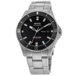 Mido Ocean Star Swiss Made Stainless Steel Black Dial Automatic Diver's M026.430.11.051.00 200M Men's Watch