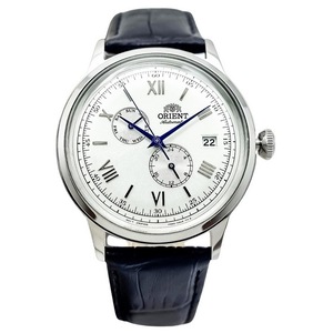Orient Bambino Version 8 Classic Leather Strap White RA-AK0701S10B Mens Watch