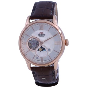 Orient Classic Sun Moon Phase Open Heart Dial Automatic RA-AS0009S10B Mens Watch