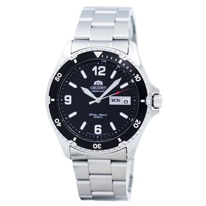 Orient Diver Mako II Black Dial Stainless Steel Automatic FAA02001B9 Mens Watch