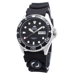 Orient Ray II Black Dial Rubber Strap FAA02007B9 Automatic WR200M Mens Watch