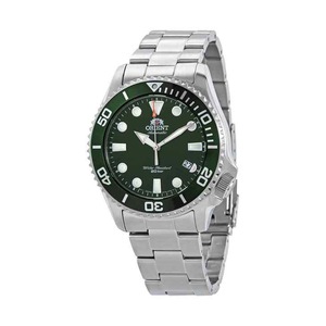 Orient Triton Green Dial Diver 22 Jewels Analog RA-AC0K02E10B 200M Mens Watch