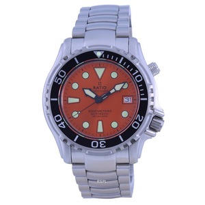 RATIO FreeDiver Helium Safe 1000M Orange Dial Automatic 1066KE26-33VA Mens Watch