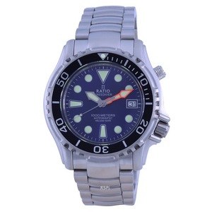 RATIO FreeDiver Helium-Safe Automatic 1066KE26-33VA-BLU 1000M Diver Mens Watch
