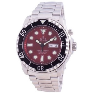 RATIO FreeDiver Helium-Safe Automatic 1068HA96-34VA-RED 1000M Diver Mens Watch