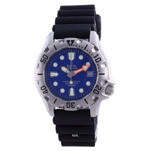 RATIO FreeDiver Professional 500M Sapphire Automatic 32BJ202A-BLU Mens Watch