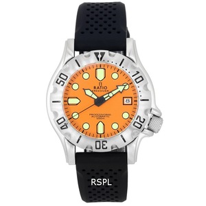 RATIO FreeDiver Professional Orange Dial Automatic Analog RTF011 500M Mens Watch