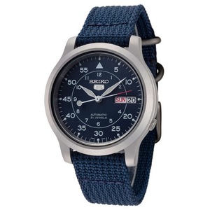 Seiko 5 Military Automatic Nylon Strap 21 Jewels SNK807K2 Analog Mens Watch 30M
