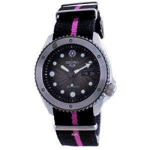 Seiko 5 Sports Boruto Uzumaki Limited Edition 24 Jewels Automatic SRPF65K1 100M Mens Watch Power Reserve Day/Date Display