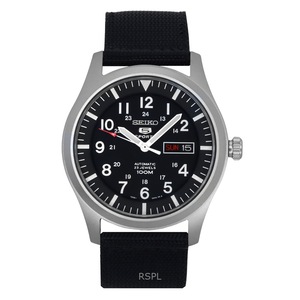Seiko 5 Sports SNZG15K1 Automatic 23 Jewels Day/Date Nylon Strap 100M Mens Watch