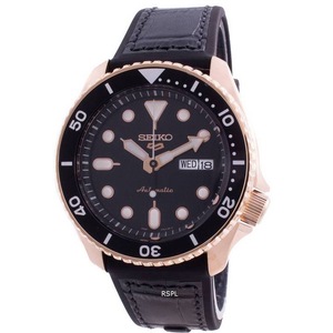 Seiko 5 Sports Specialist Style Automatic Black Dial SRPD76K1 100M Mens Watch