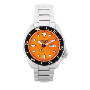 Seiko 5 Sports Style Automatic SRPD59K1 Orange Dial 24 Jewels 100M Mens Watch