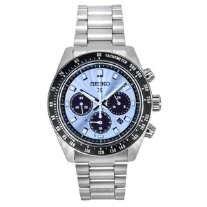 Seiko Prospex Crystal Trophy Speedtimer Chronograph Blue Dial Solar SSC935P1 100M Men's Watch