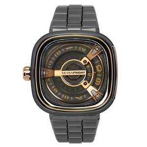 Sevenfriday M-Series Stainless Steel Black Dial Automatic M2/02M 30M Mens Watch