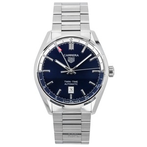 TAG Heuer Carrera Twin-Time GMT Blue Dial Automatic WBN201A.BA0640 Mens Watch