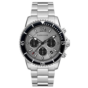 Thomas Earnshaw Duncan Chronograph Grey Dial Quartz ES-8132-44 100M Mens Watch
