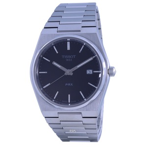 Tissot T-Classic PRX Swiss Made Black Dial Quartz T1374101105100 100M Mens Watch