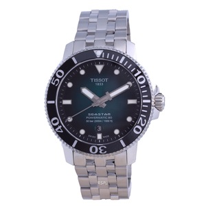 Tissot T-Sport Seastar Powermatic 80 300M Swiss Made Automatic Diver Mens Watch