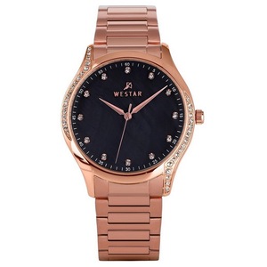Westar Zing Crystal Accents Mother Of Pearl Dial Quartz 00127PPN613 Ladies Watch