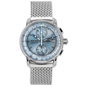 Zeppelin 100 Jahre Ed 1 Chronograph Tachymeter Telemeter 8670M4 50M Mens Watch