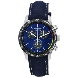Zeppelin Night Cruise Chronograph Tachymeter Blue Dial Quartz Z72883 Mens Watch