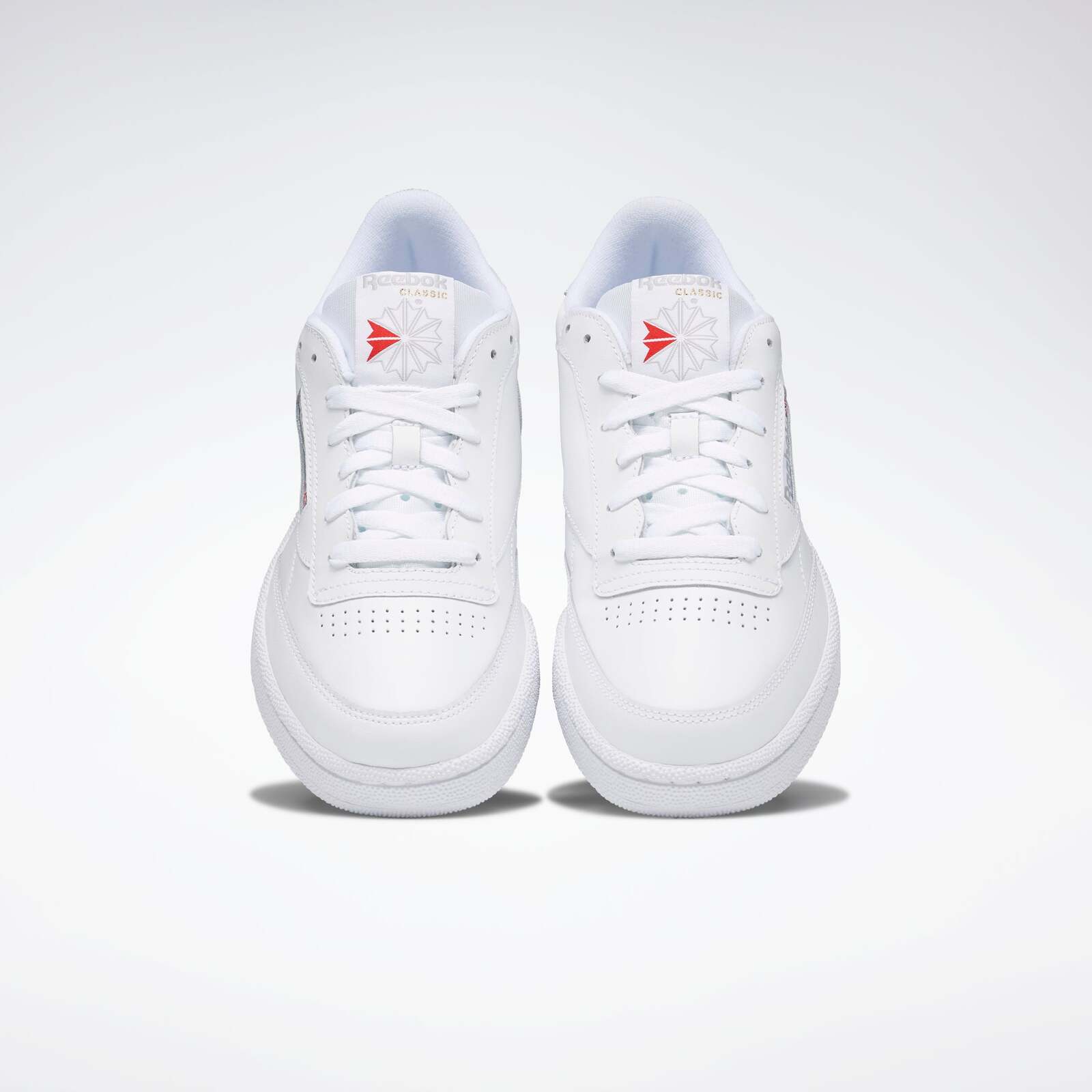 Reebok Club C 85 Mens Shoes Int-White/Sheer Grey Casual Sneakers Footwear