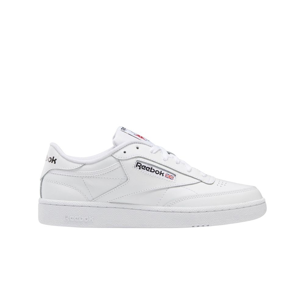 Reebok Club C 85 Mens Shoes White/Black Casual Kicks Sneakers Footwear