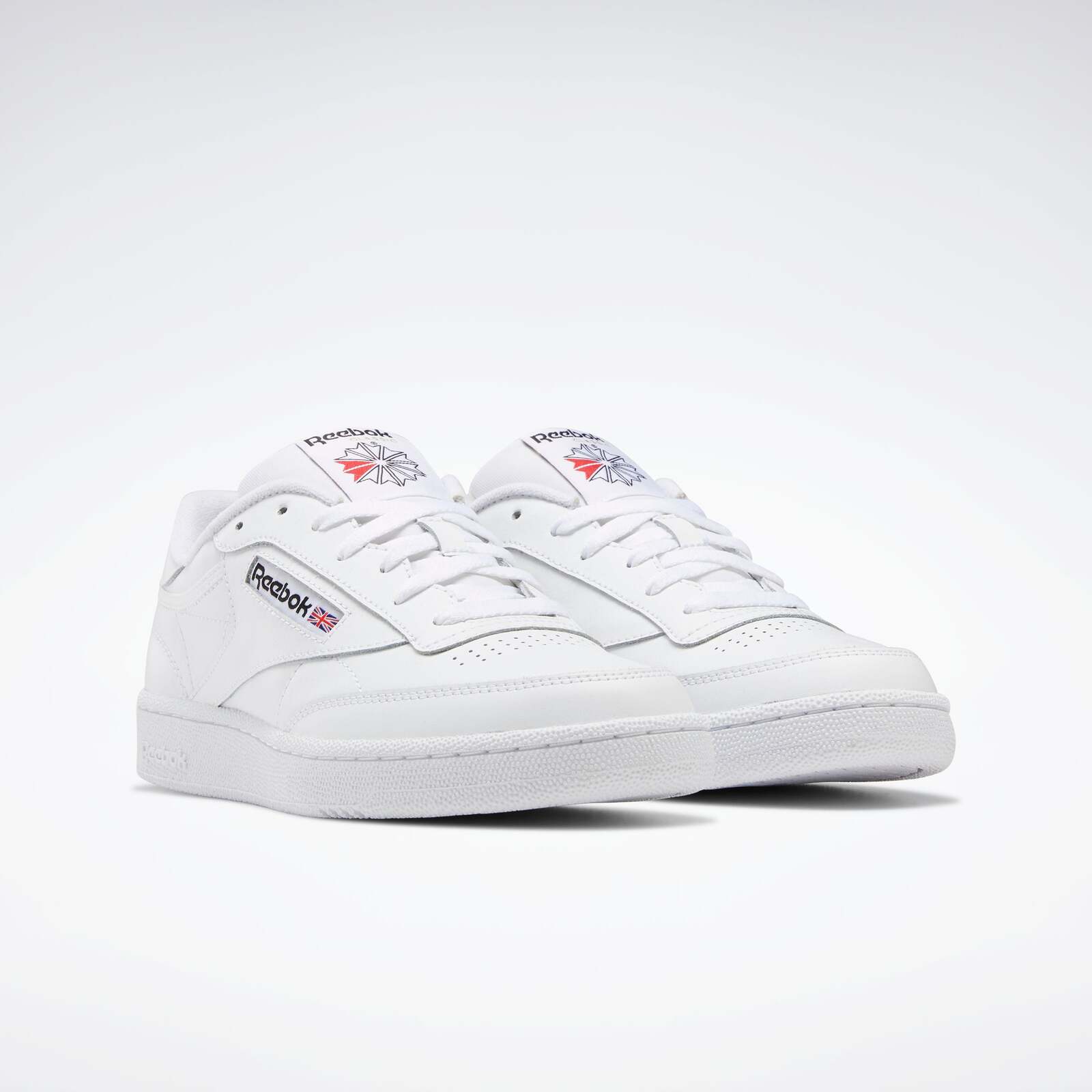 Reebok Club C 85 Mens Shoes White/Black Casual Kicks Sneakers Footwear