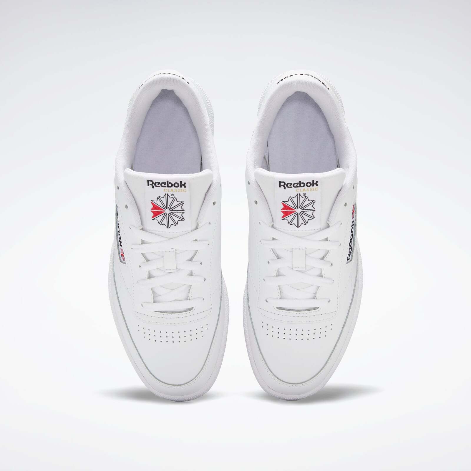 Reebok Club C 85 Mens Shoes White/Black Casual Kicks Sneakers Footwear