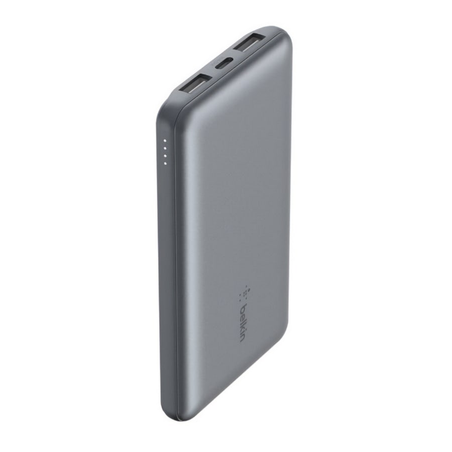 Belkin 10K mAh BoostCharge Power Bank - Space Grey (BPB011btGY)