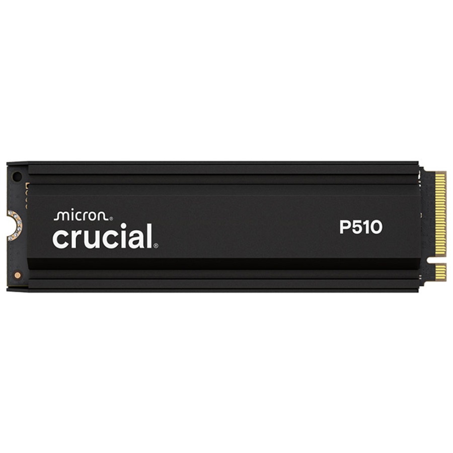 Crucial P510 2TB PCIe Gen5 M.2 2280 NVMe SSD with Heatsink (CT2000P510SSD5)