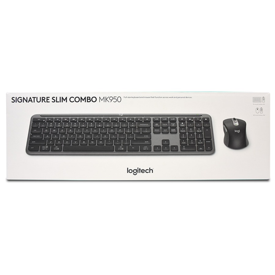 Buy Logitech MK950 Signature Slim Wireless Keyboard and Mouse Combo ...