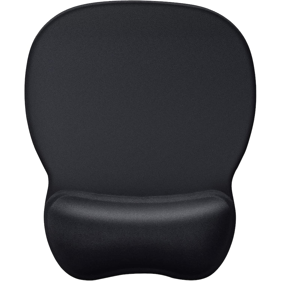 Mouse Pad with Wrist Support Ergonomic Gel Mousepad with Wrist Rest Computer Desk Mat Laptop Mousepad with Non-slip PU Base for Office & Home